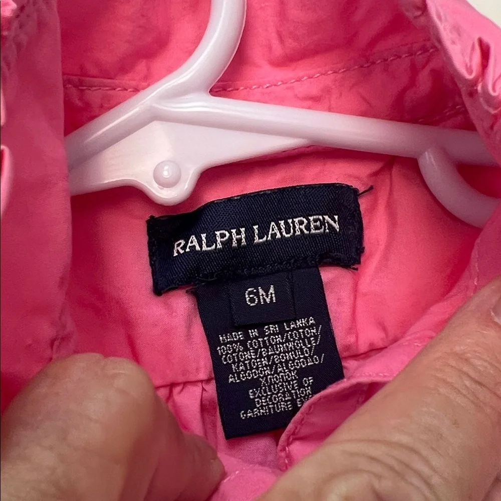 Girl's Ralph Lauren Vibrant‎ Pink Dress
